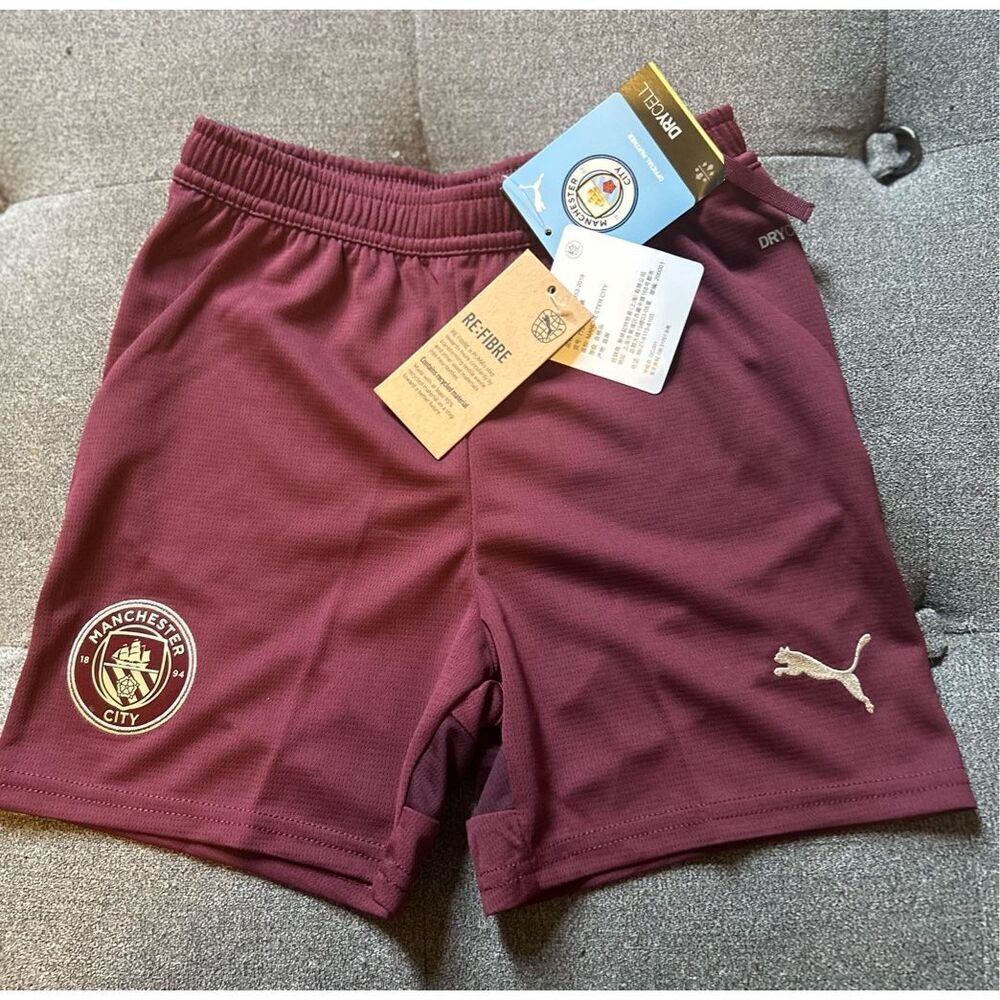 Puma Manchester City Boys Children Shorts Size XS